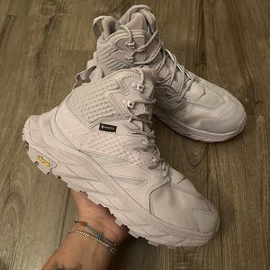 HOKA Anacapa Mid GTX Goretex Hiking Lilac Marble Elderberry Lavender Women sz 9B